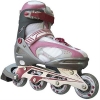  BUSSO PATEN AYAK NUMARASI AYARLANABİLİR INLINE SKATES (Pembe Gri) PATEN