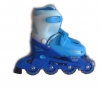 NEW PATEN AYAK NUMARASI AYARLANABİLİR INLINE SKATES (Mavi Beyaz) PATEN